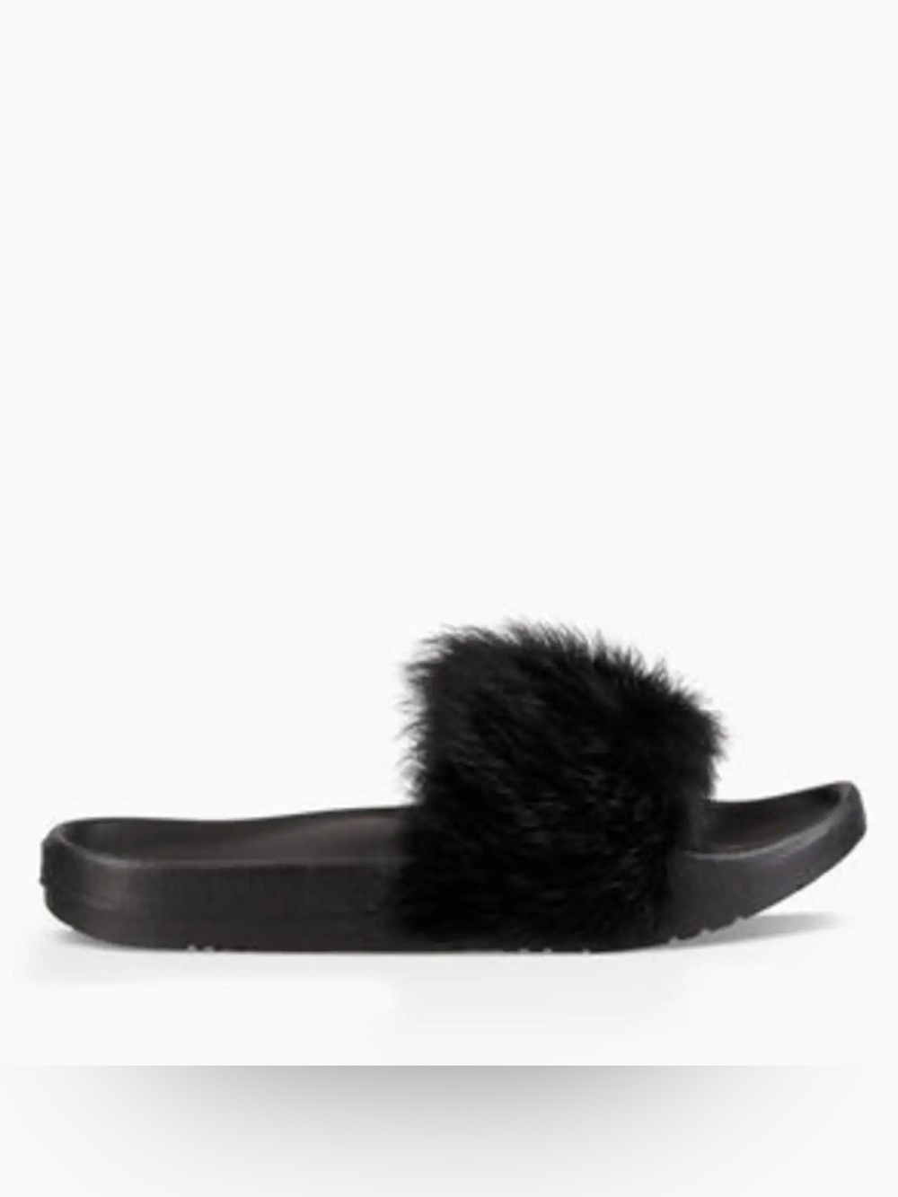 🐏UGG🐏BLACK FUR SLIDE🐏